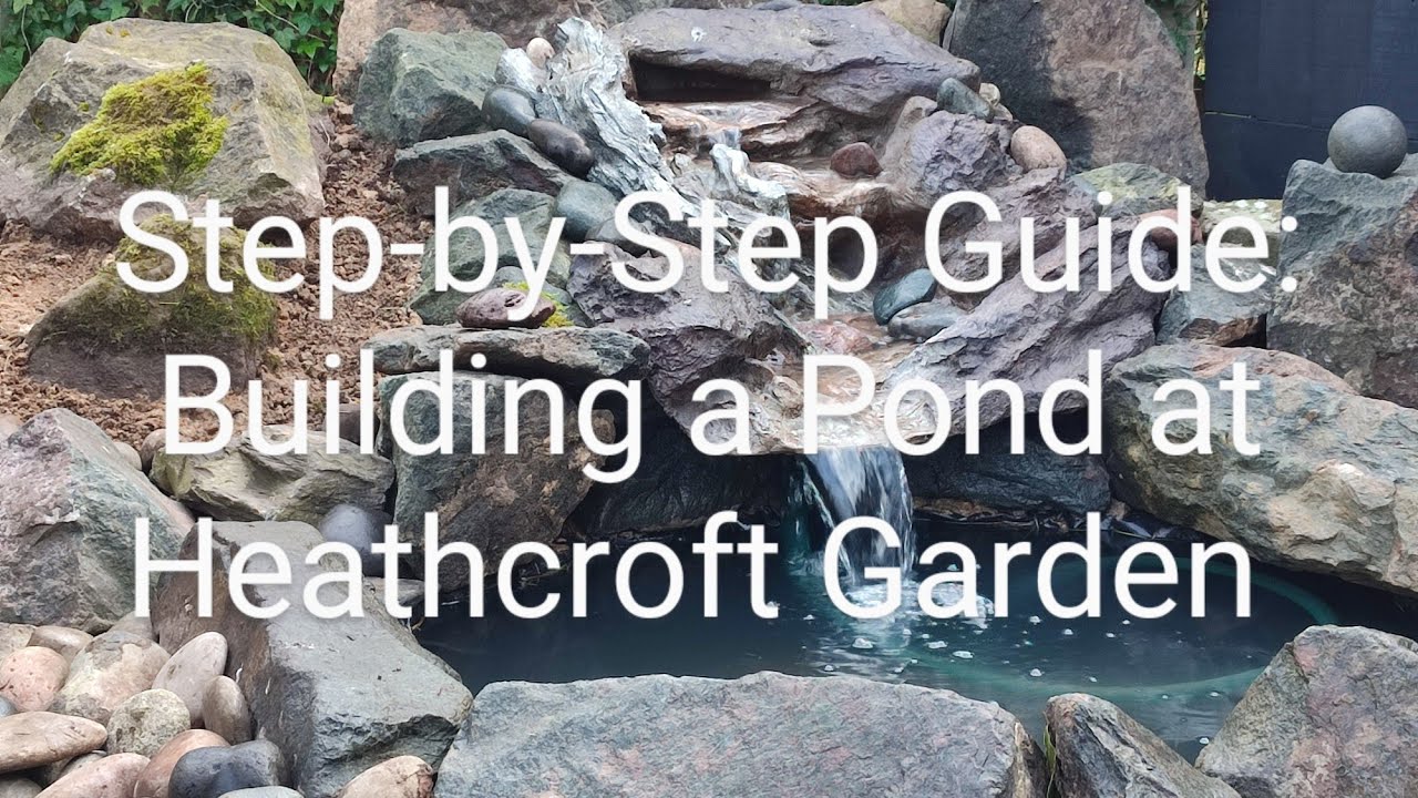Step by step guide building a pond at Heathcroft Exotic Garden