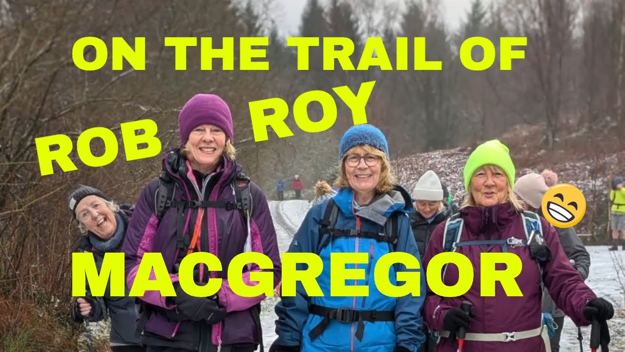 Scottish Hike Club Takes on Famous Rob Roy Trail in 15 km Icy Snowy New Year Walk 2026