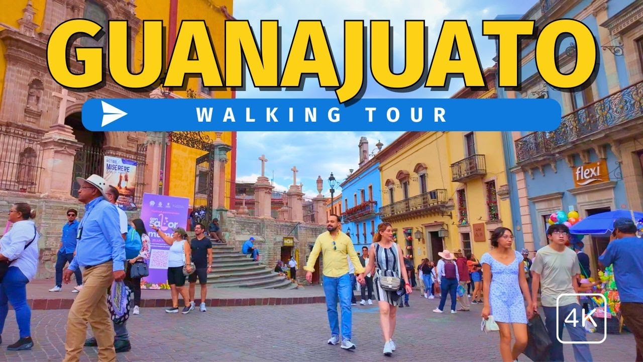 Guanajuato Walking Tour 🇲🇽 Discovering One of Mexico’s Most Beautiful Cities in 4K + Captions
