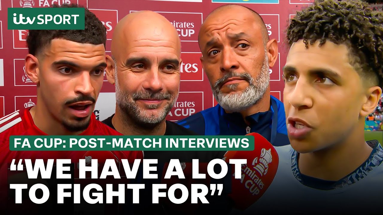 Pep, Nuno, Gibbs-White & Lewis speak after Man City edge past Forest | FA Cup Semi-Final Reaction