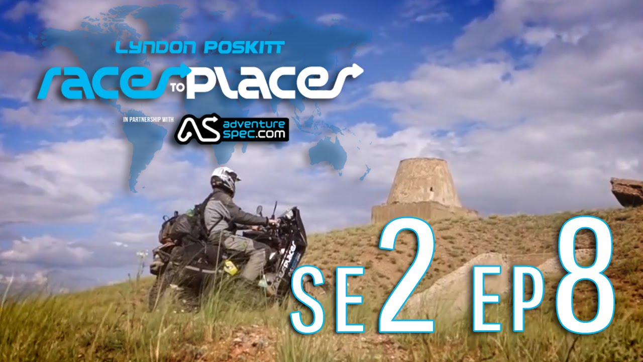 Adventure Motorcycling Documentary - RACES TO PLACES SO2 EP8 Ft. Lyndon Poskitt