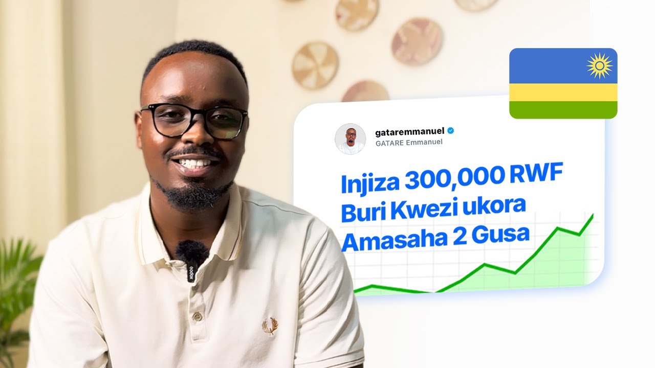 Injiza arenga 300,000 RWF buri kwezi ukora amasaha 2 gusa kumunsi 🇷🇼