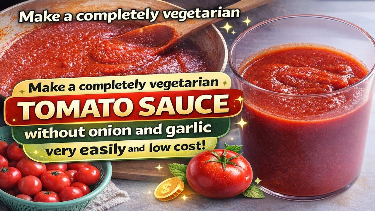 Homemade Niramish Tomato Sauce Recipe: No Onion Garlic, Pure Vegetarian – Quick, Low-Cost,