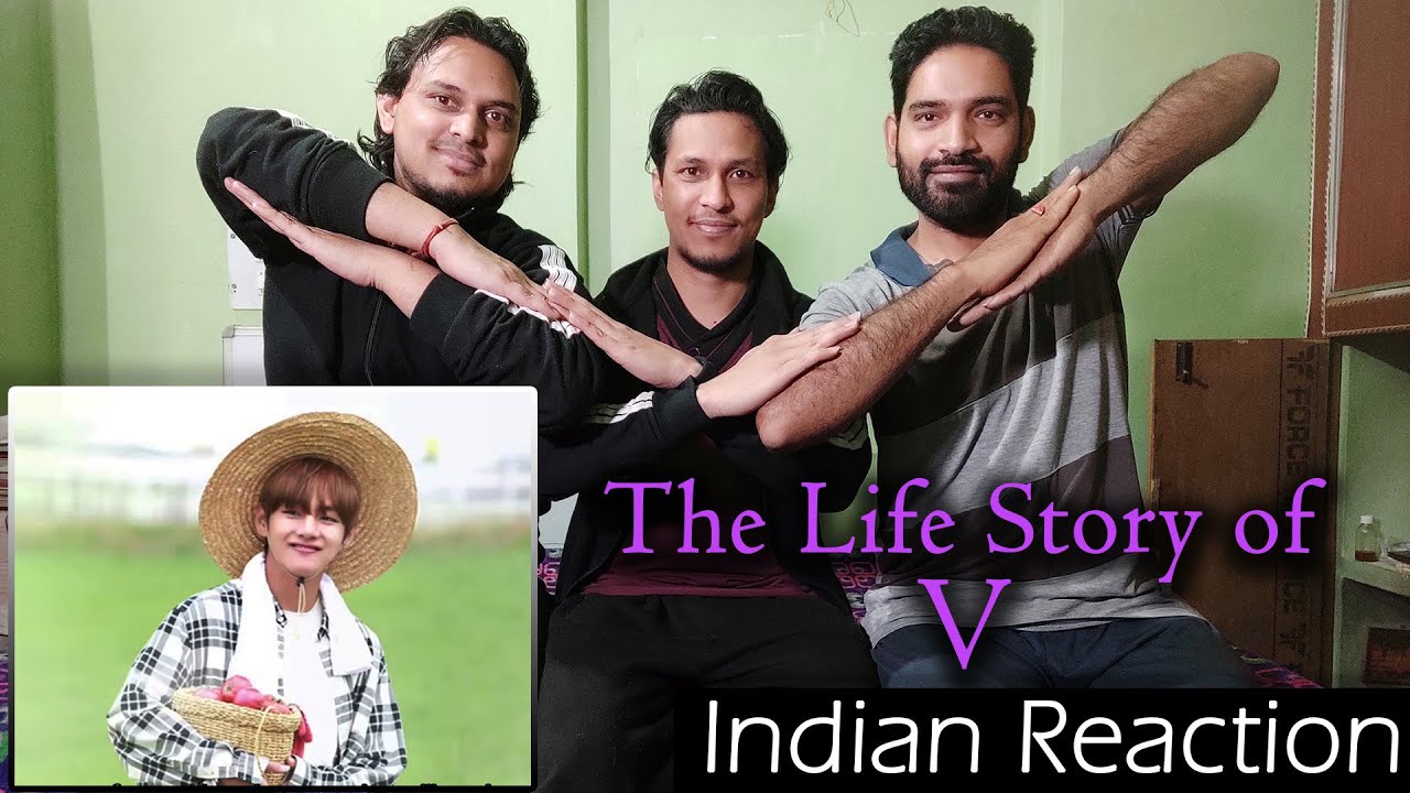 indian reaction to bts - the life story of kim taehyung ( V )