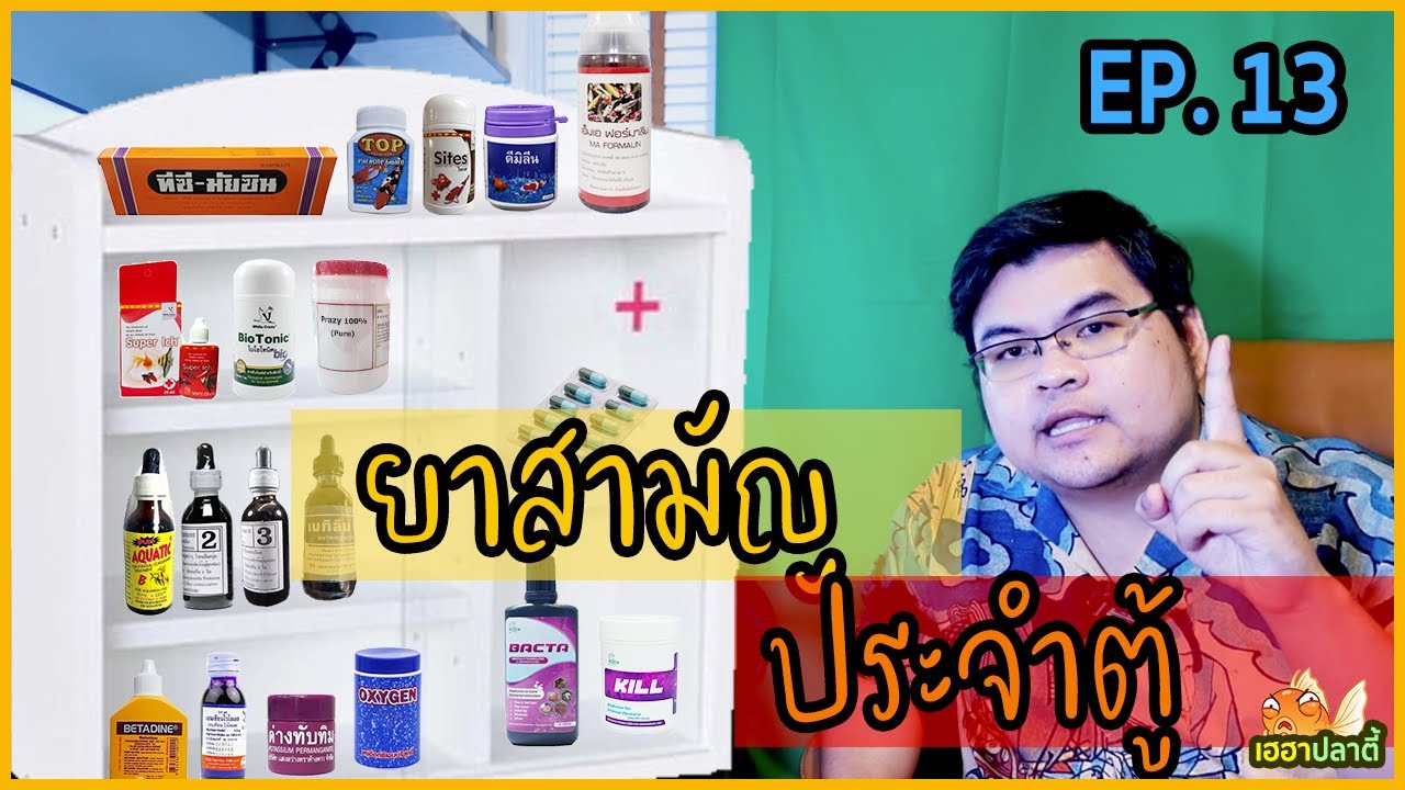 ยาสามัญประจำตู้ ที่ควรมีติดบ้านไว้ สำหรับการเลี้ยงปลาทอง | EP.13 | 1 มี.ค. 65