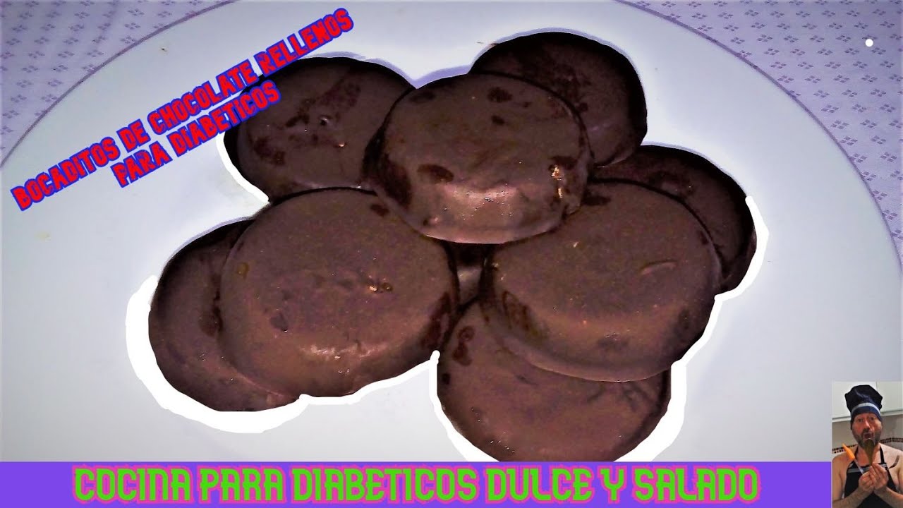 Bocaditos de chocolate para diabéticos 💖 rellenos 💖 sin carbohidratos, un placer para vos