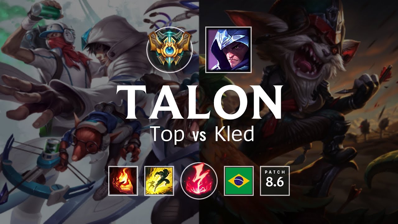 Talon Top vs Kled - BR Challenger Patch 8.6