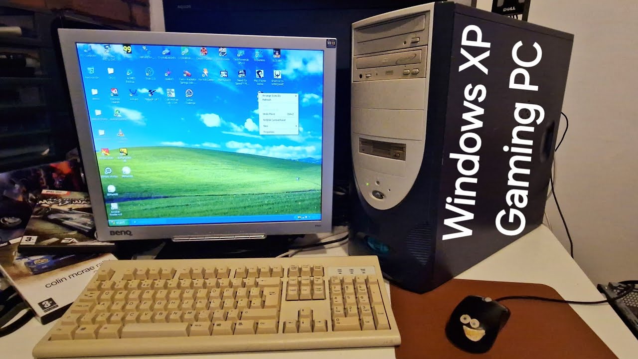 What's inside my Windows XP Gaming PC? Retro gaming FTW! #retro #windowsxp #doom3 #doom #nfsmw #cmr