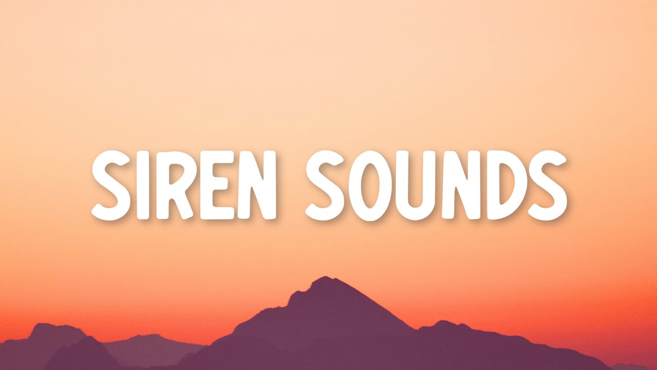 Tate McRae - Siren sounds (Lyrics)
