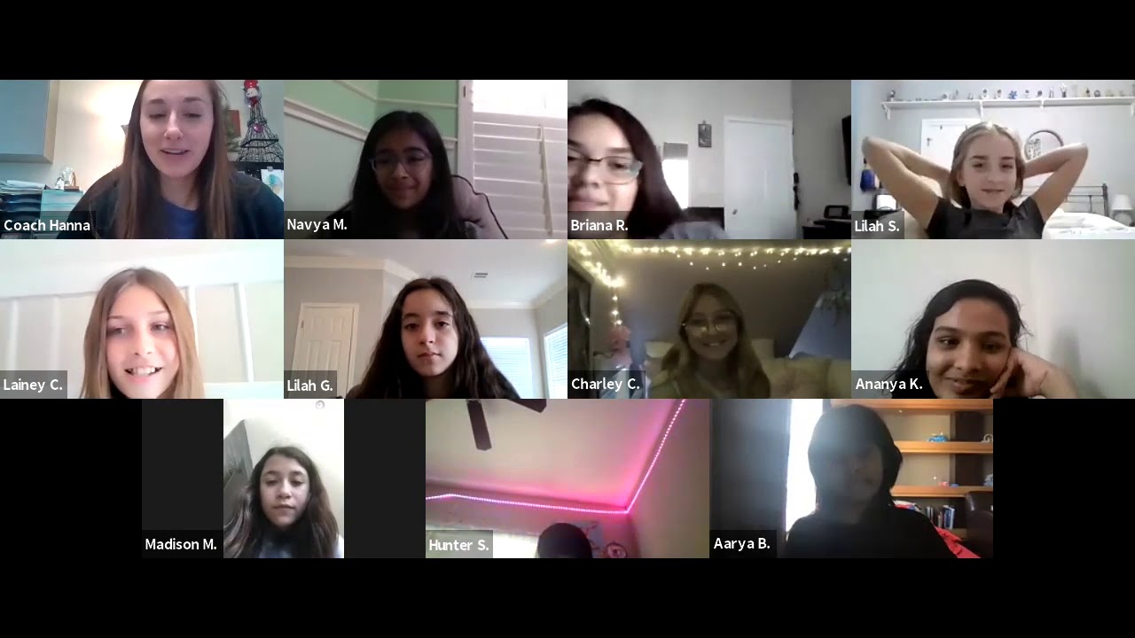 6th Grade Student Zoom Panel