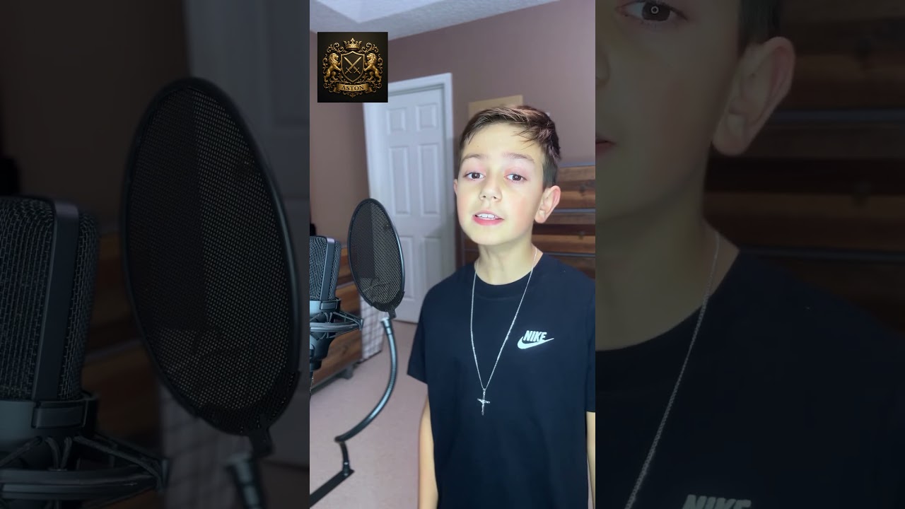 Let You Down by NF #shorts  #aston #kidmusician #childsinger #kidsinger #cuteboy #handsomeboy