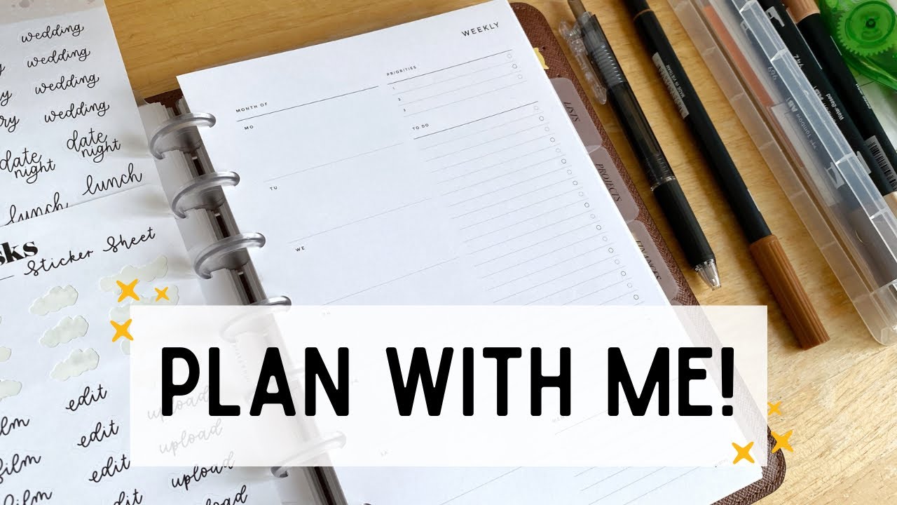 PLAN WITH ME USING THE 8LOTUS WEEKLY OVERVIEW INSERTS | Louis Vuitton Desk Agenda