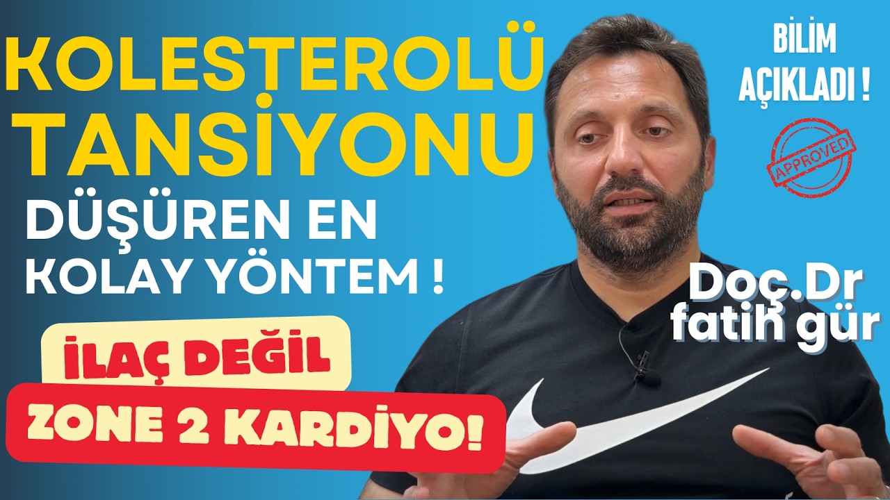 Kolesterolü ve Tansiyonu Düşüren En Kolay Yöntem (İlaç Değil, Zone 2 Kardiyo!)