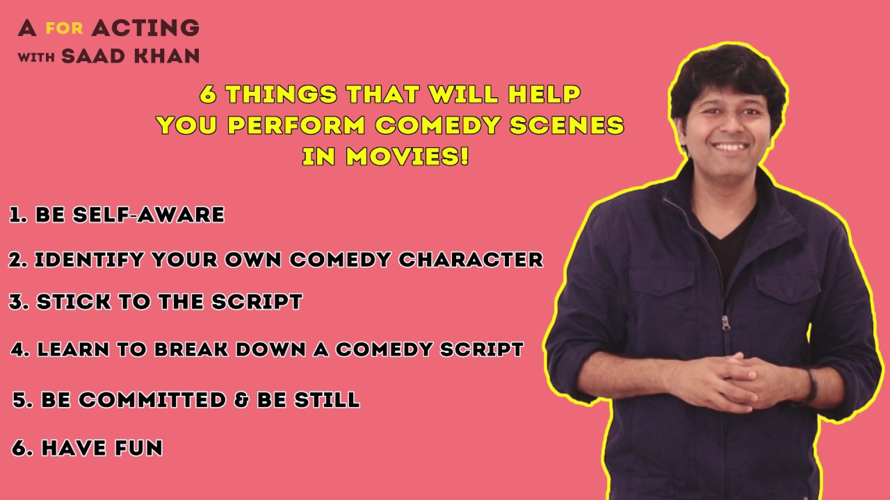 A for Acting with Saad Khan | Performing Comedy in Movies