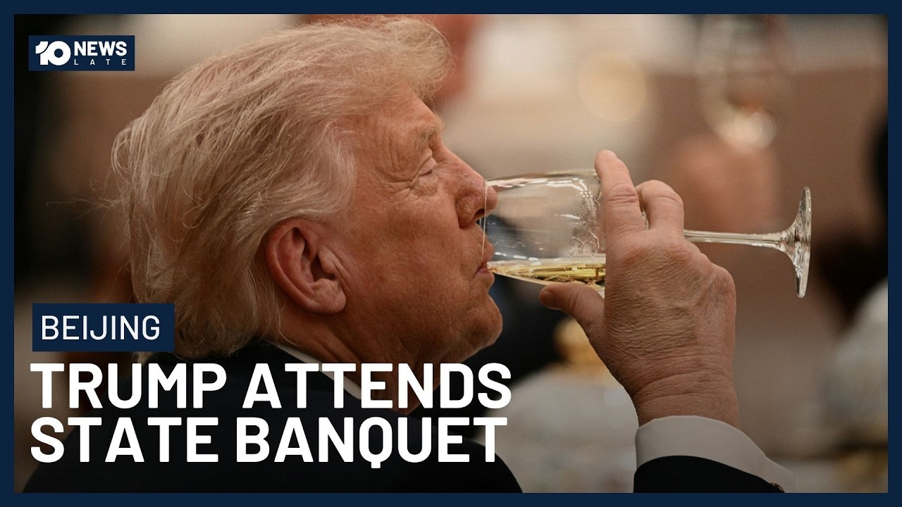 Си Цзиньпин устроил государственный банкет в честь Дональда Трампа | 10 News