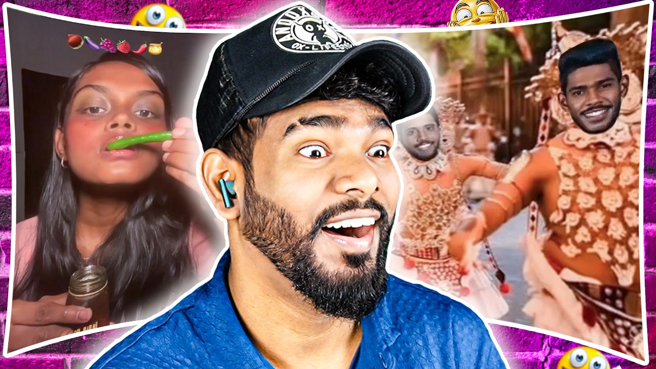 අපේ ගමේ විහාරයට පෙරහැර එනවා...! 🤣