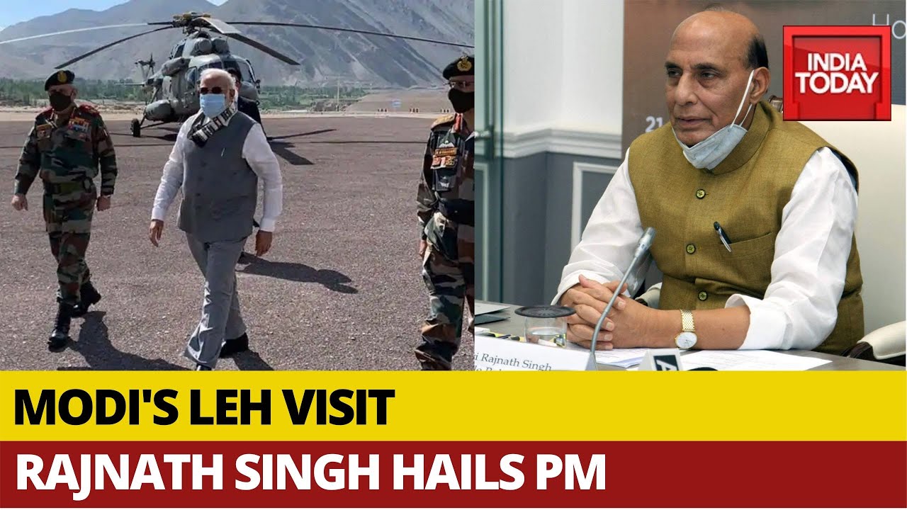 'PM's Visit Has Boosted Morale Of Army': Defence Minister Rajnath Singh Tweets On Modi's Leh Visit