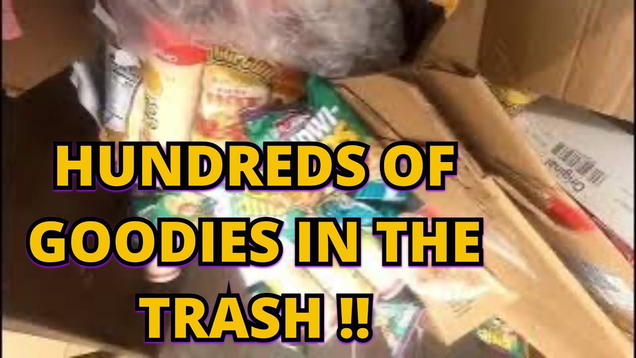 DUMPSTER DIVING - MILLIONAIRE RETAIL STORETHREW AWAY HUNDREDS OF GOODIES IN THIER TRASH! JACKPOT 