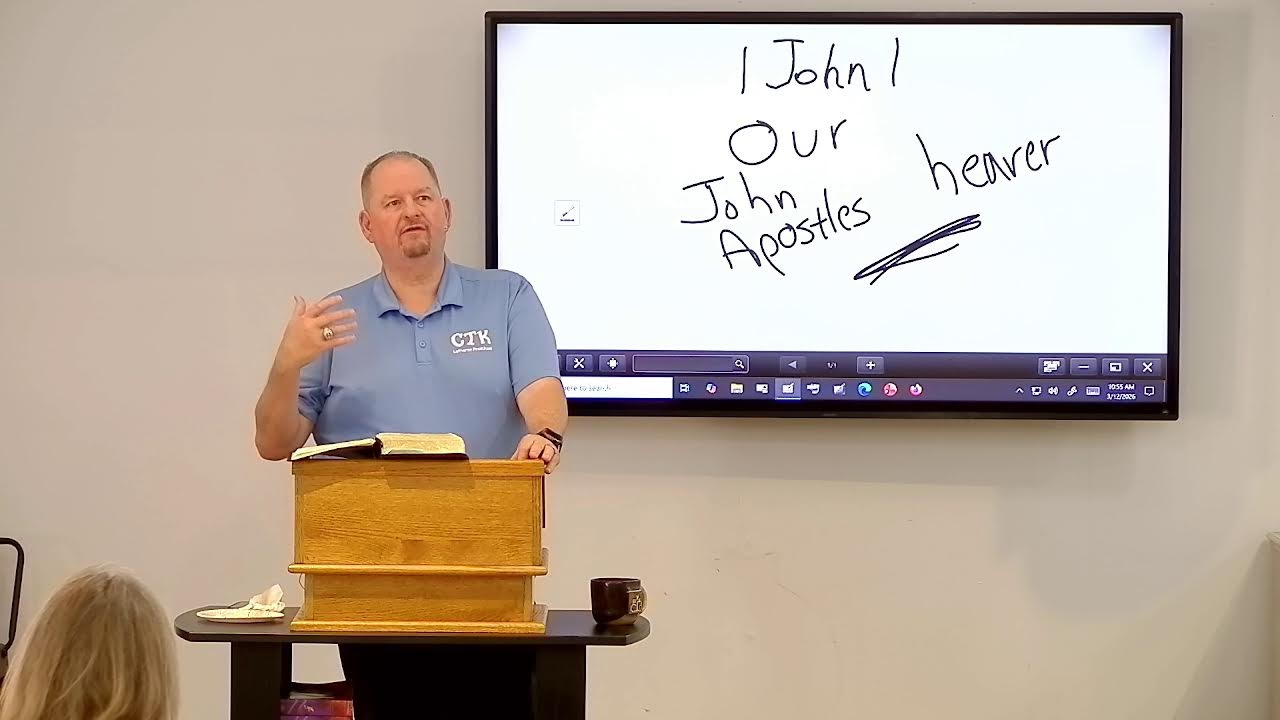 Thursday, March 12, 2026, Thursday Bible Study