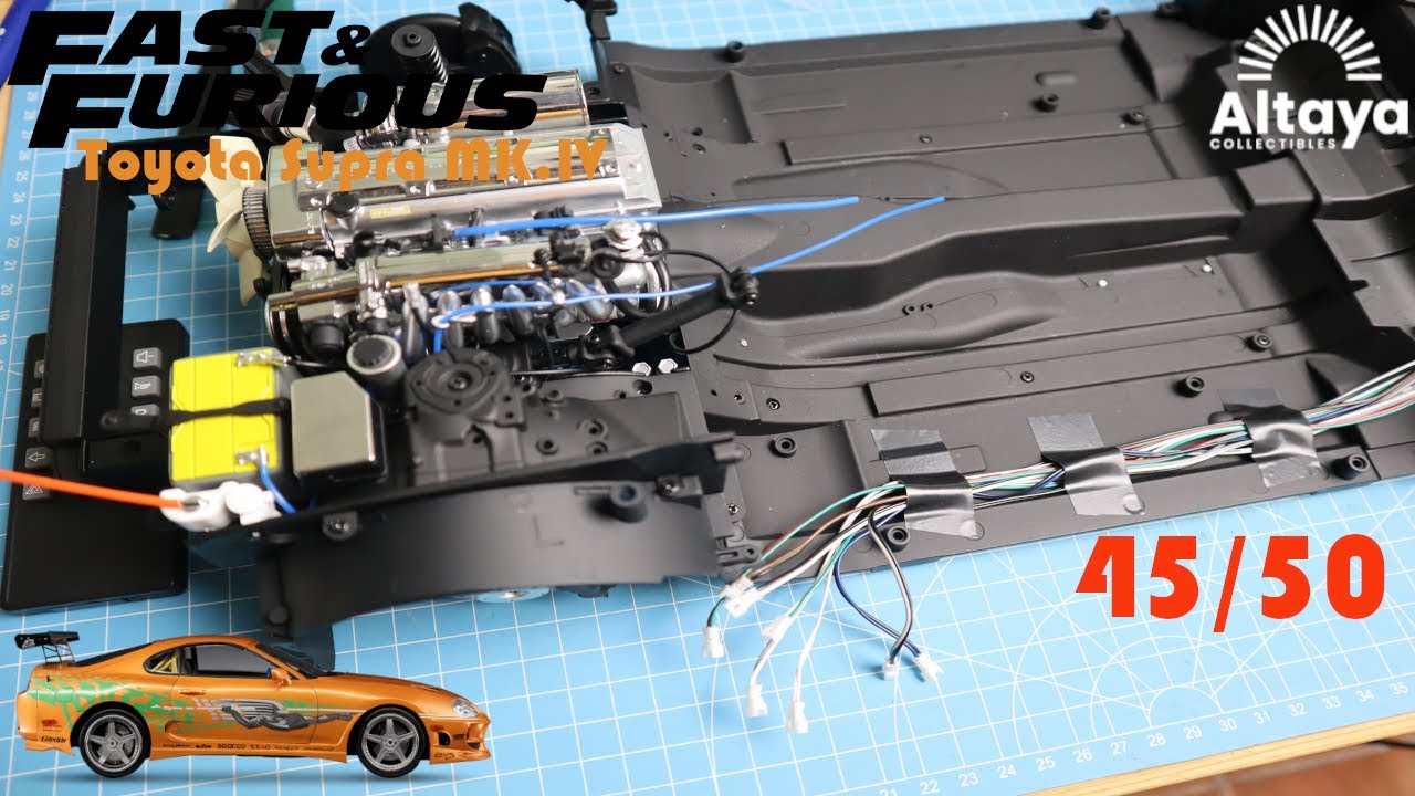 Montez la Toyota Supra de Fast & Furious 1/8 @Altaya France  45/50