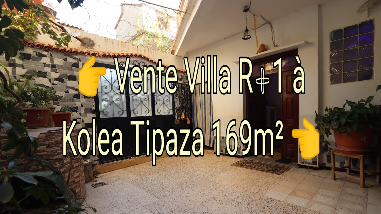 👉 Vente villa R+1 à Kolea 169m² 💚 فيلا من طابقين للبيع ببلدية القليعة ولاية تيبازة