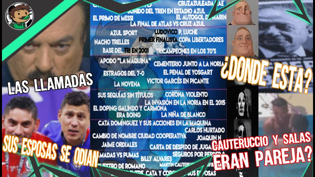 ¿Cauteruccio y Javier salas eran pareja? ¿Dónde está Billy? El ICEBERG de Cruz Azul, COMPLETO