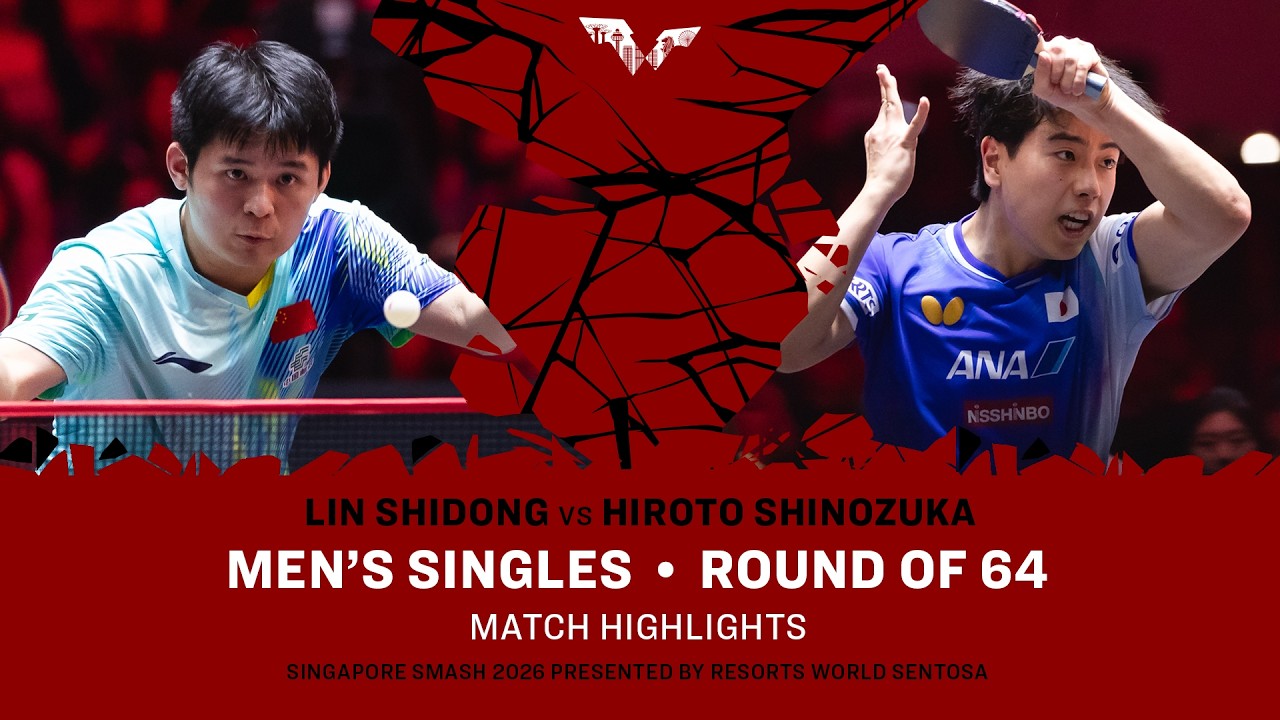 Lin Shidong vs Hiroto Shinozuka | MS R64 | #WTTSingapore2026