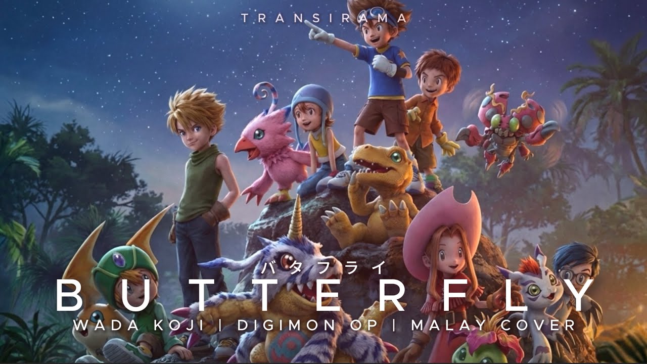 Butter-Fly (Versi Melayu) 🇲🇾 | Digimon Adventure OP | AI Cover oleh Transirama