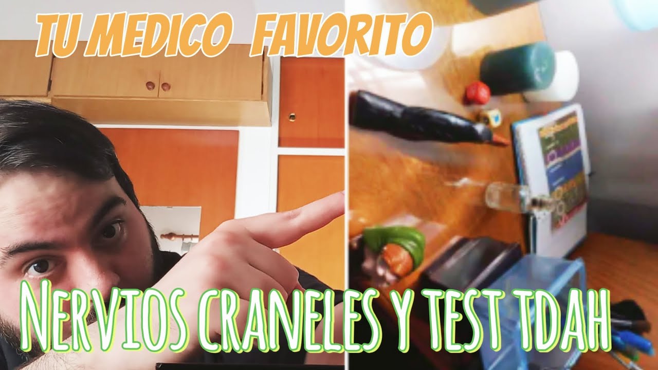 asmr casero Tu MEDICO FAVORITO te hace NERVIOS CRANEALES Y TEST TDAH