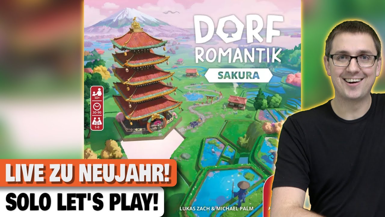 Dorfromantik: Sakura - Solo Live Let's Play deutsch