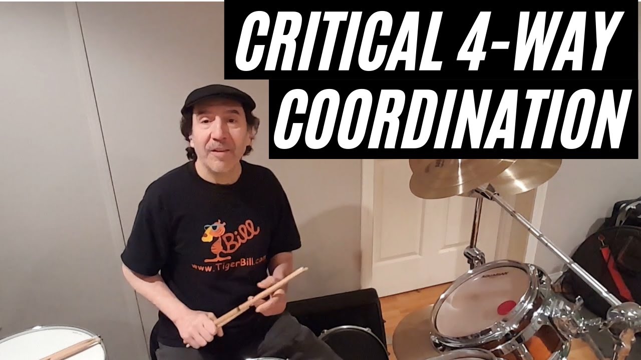 Drum Lessons: Simple but Critical 4-Way Coordination