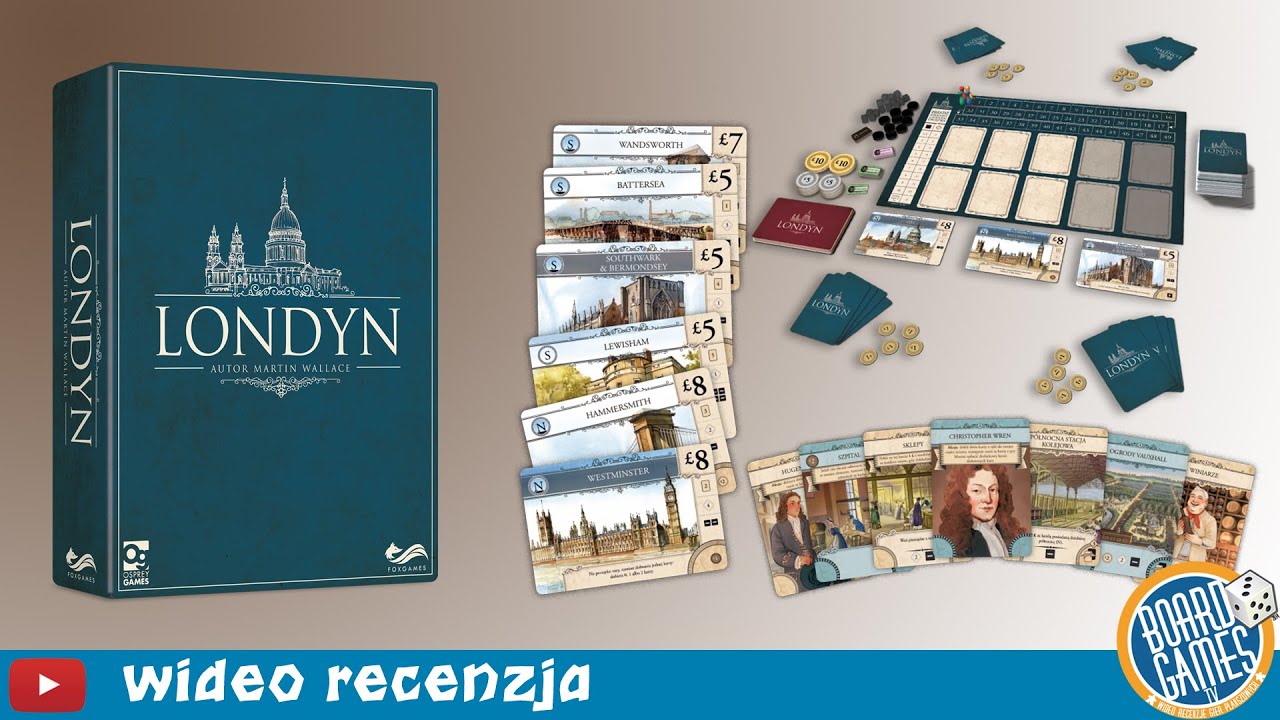 Londyn - gra planszowa - recenzja , zasady gry