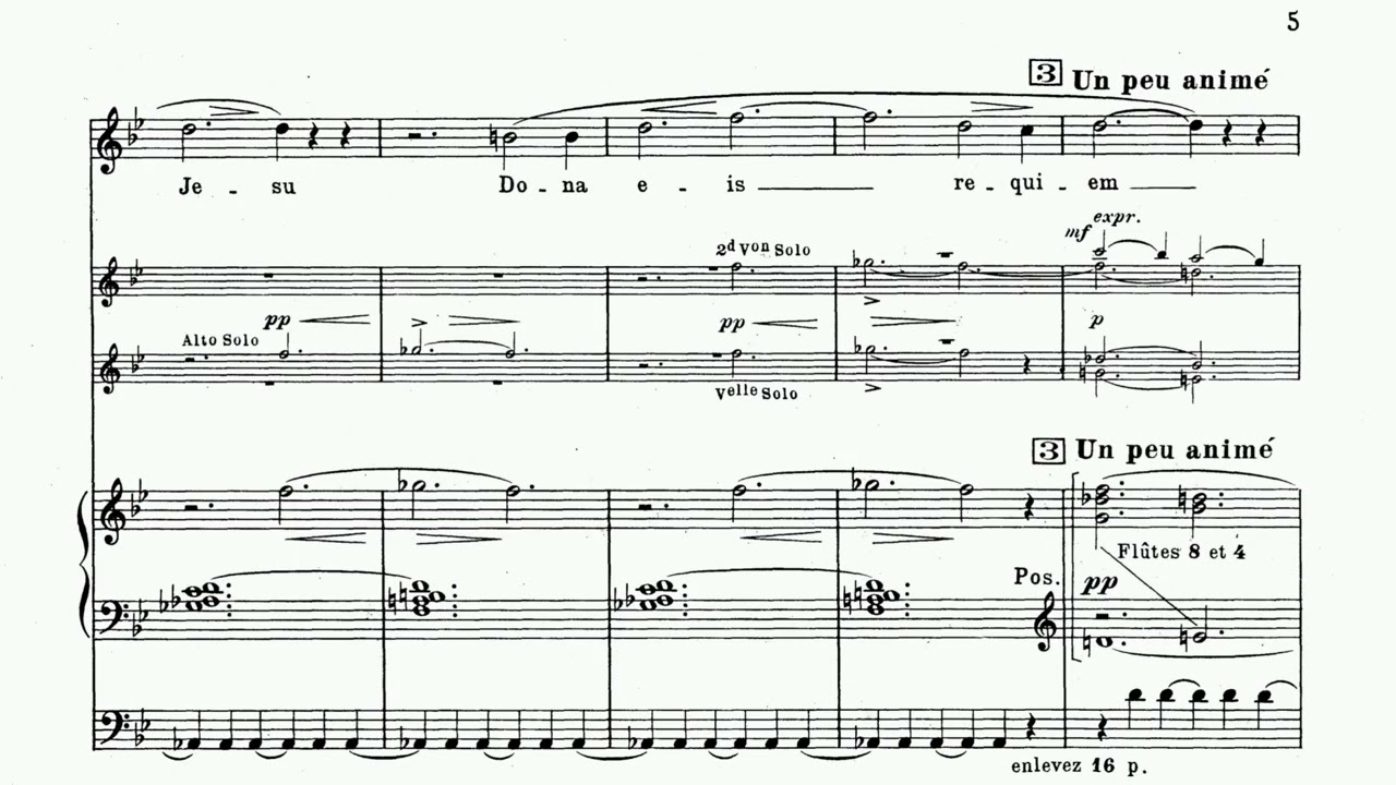 Lili Boulanger - Pie Jesu (boy soprano)