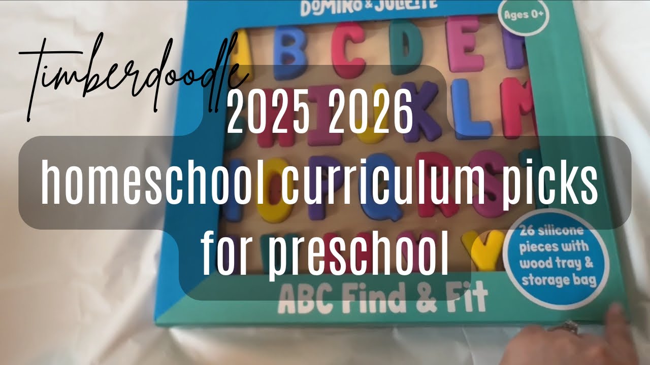 *HUGE* 2025-2026 HOMESCHOOL CURRICULUM PICKS | PRESCHOOL