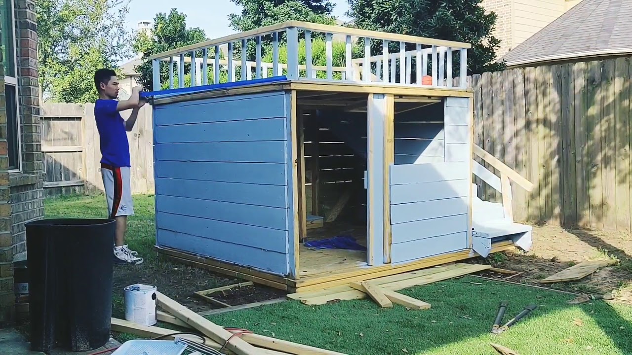 How to build your own kid's playhouse for about $350