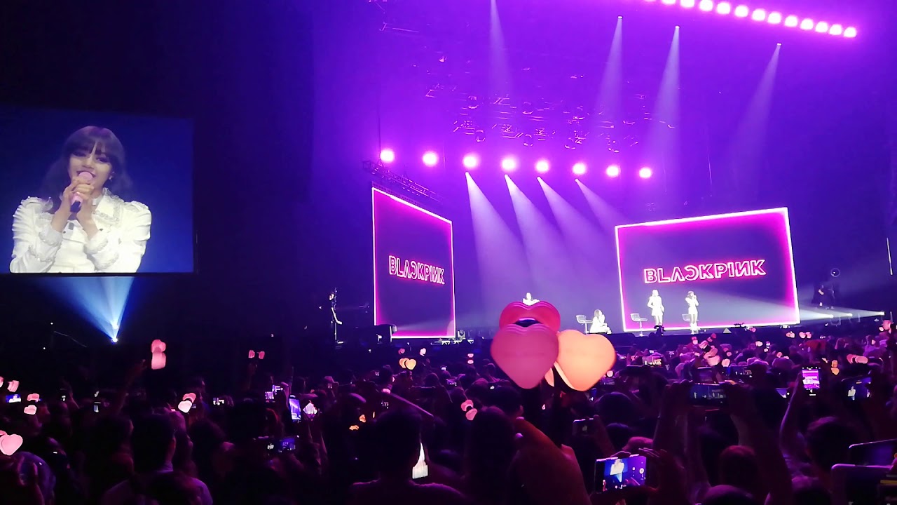 BLACKPINK concert talking (Dutch) Amsterdam + forever young + stay