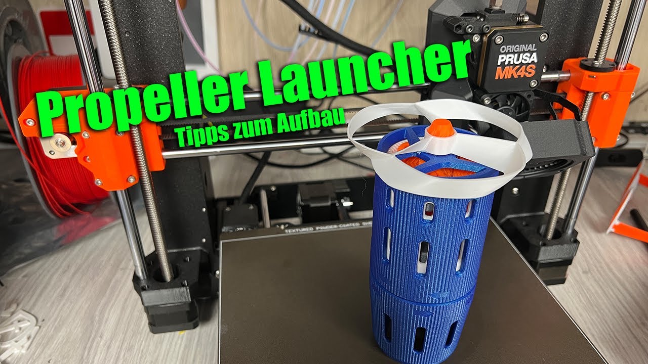 Propelle Launcher aus dem 3D Drucker