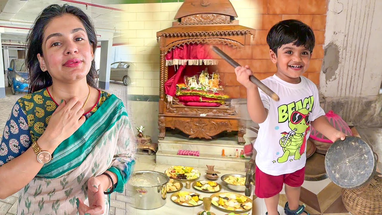 বাড়িতে গুরু পূর্ণিমা পুজোয় সবাই একসাথে সারাদিন হৈ হুল্লোড় 🙏❤️