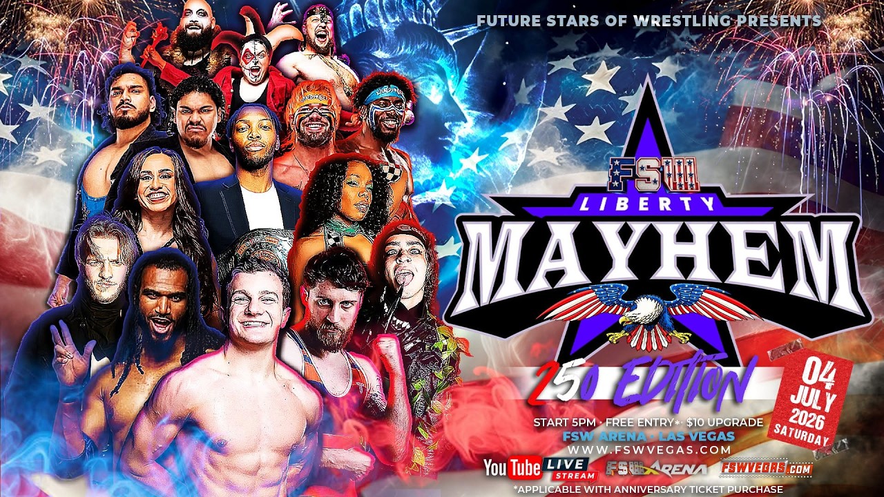 Future Stars of Wrestling Liberty Mayhem | 250 Edition July 4, 2026