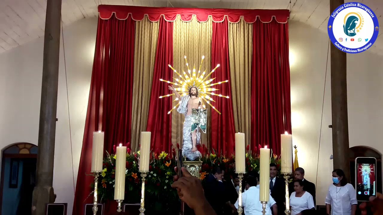 cristo resucitado niquinohom 2021  hera una escalera en ( chicheros )