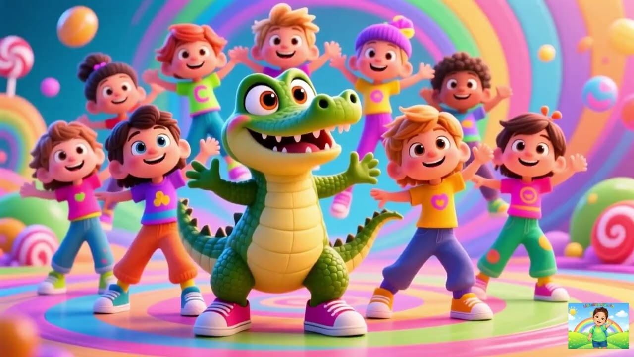 🐊 Alligator Hip Hop Dance! 🔥 Super Fast Kids Song | Little Derek’s World
