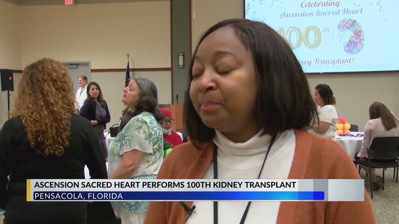 Ascension Sacred Heart Hospital celebrates 100th kidney transplant