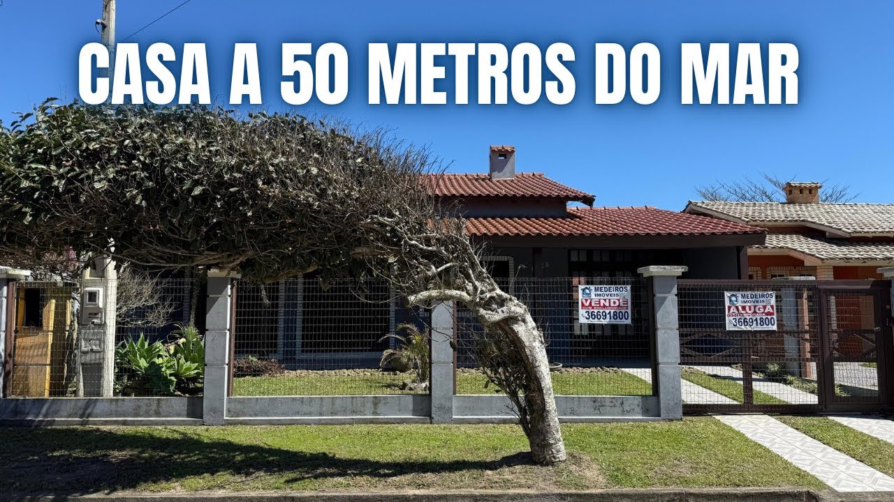 CASA A 50 METROS DO MAR | IMOBILIÁRIA MEDEIROS - TRAMANDAÍ / RS