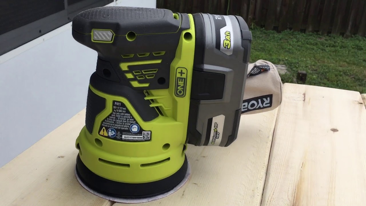 Ryobi one+ orbit sander VS. Ryobi plug in sander