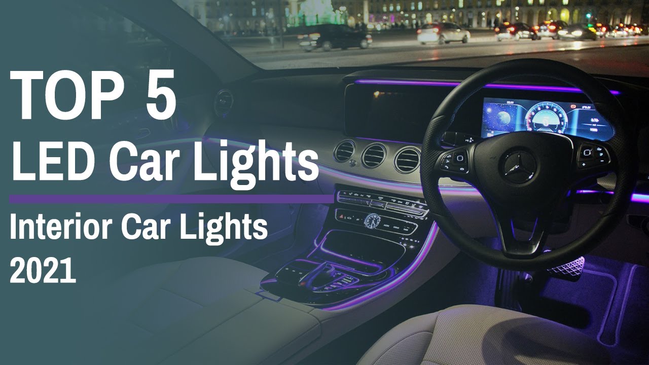 Top 5: Best Interior Car Lights of 2021 / Car Light LED Strip / Music Interior Car Lighting Kit
