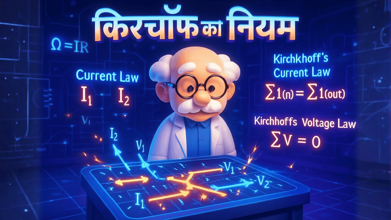 ⚡🔋 किरचॉफ का नियम | Kirchhoff’s Laws | Class 12 Physics | Current electricity
