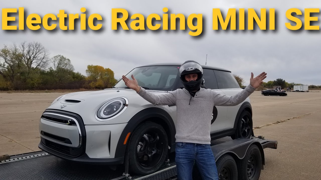 Electric Mini Cooper SE Autocross Racing