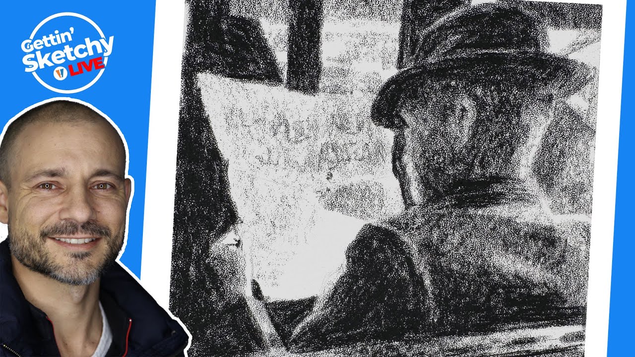 In the Style of Georges Seurat - Drawing Exercise