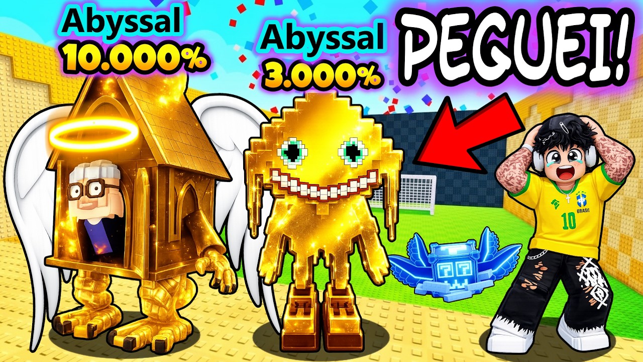 FIZ A TROCA MAIS INSANA no ABYSSAL! No CHUTE UM BLOCO DA SORTE