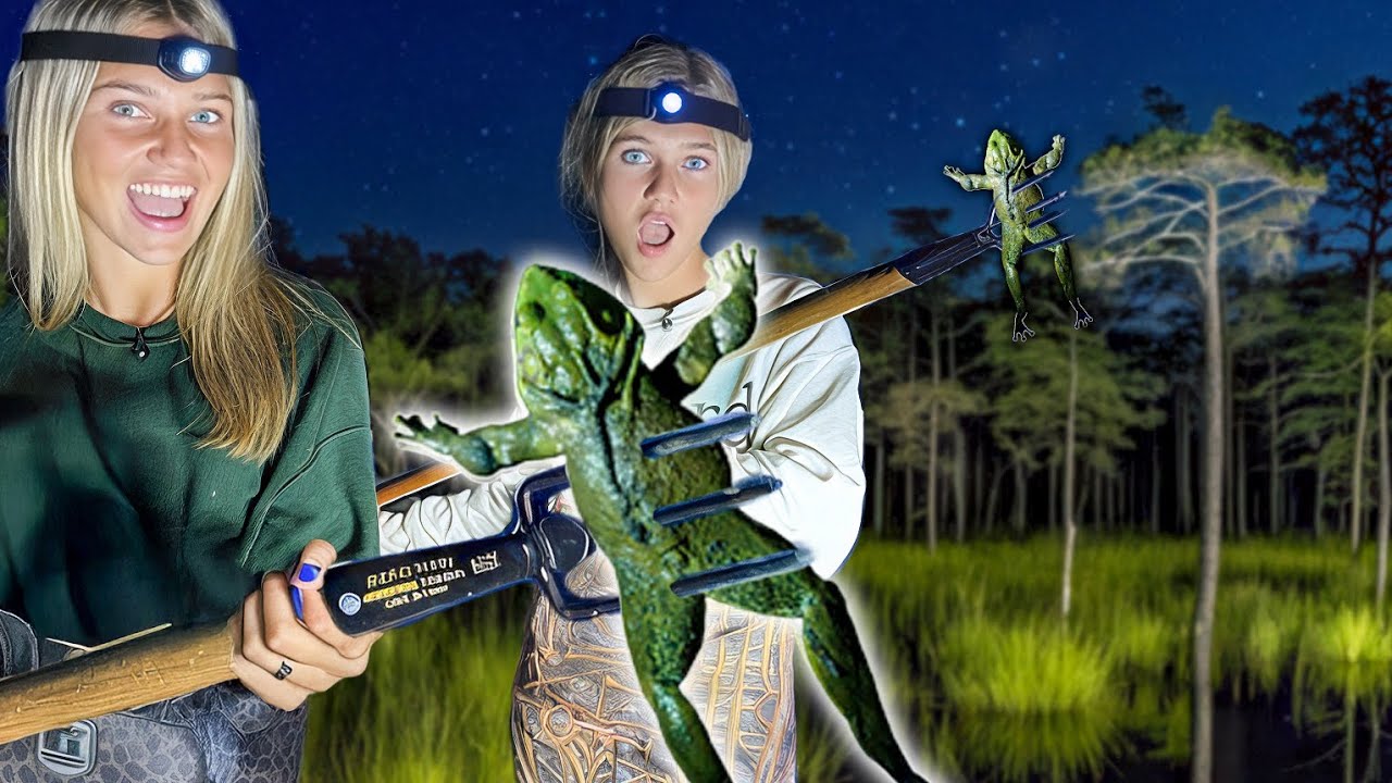 Twins Spear-Hunt A Monster — What Could Go Wrong?